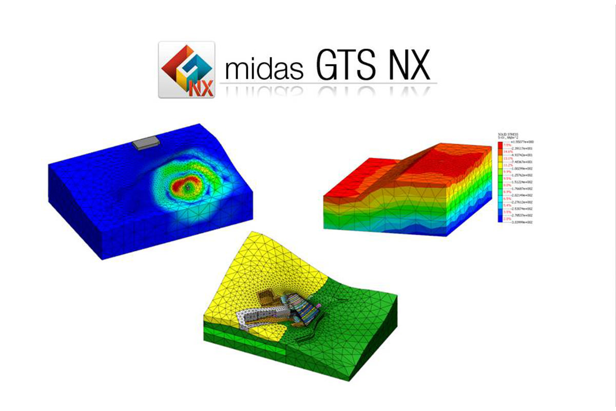 Nuevas Tecnologías | Modelos de estabilidad 3D   Midas GTS NX
